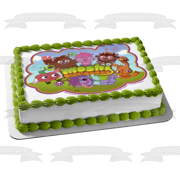 Moshi Monsters the Movie Poppet Katsuma Luvli and Furi Edible Cake Topper Image ABPID04457