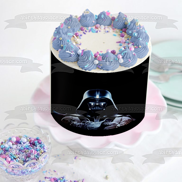 Star Wars Darth Vader con los brazos cruzados Imagen comestible para decoración de tarta ABPID04458 