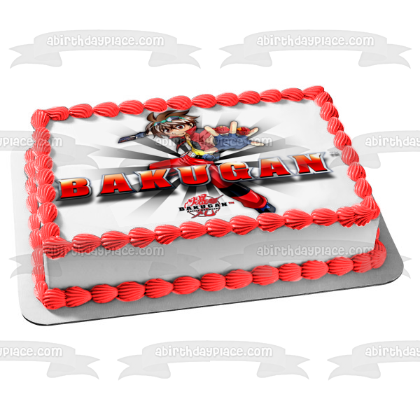 Bakugan Battle Brawlers Dan Kuso Edible Cake Topper Image ABPID04563