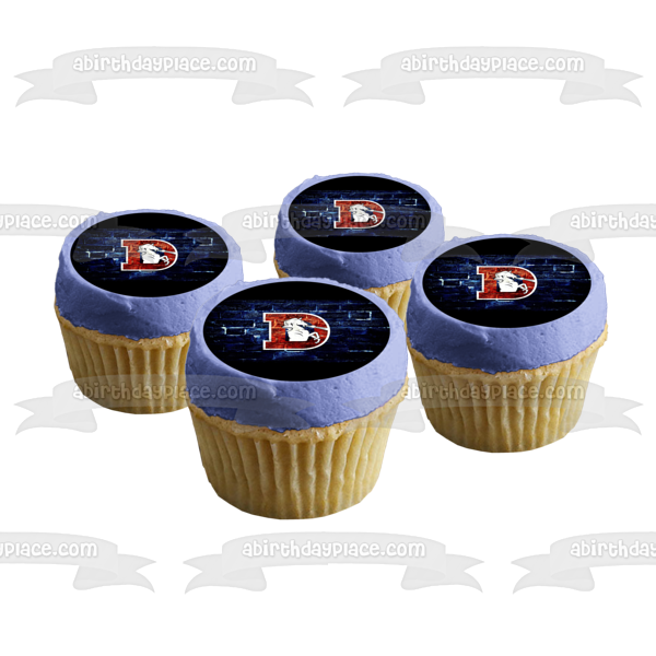 Denver Broncos Professional American Football Team Based In Denver Colorado Edible Cake Topper Image ABPID04473