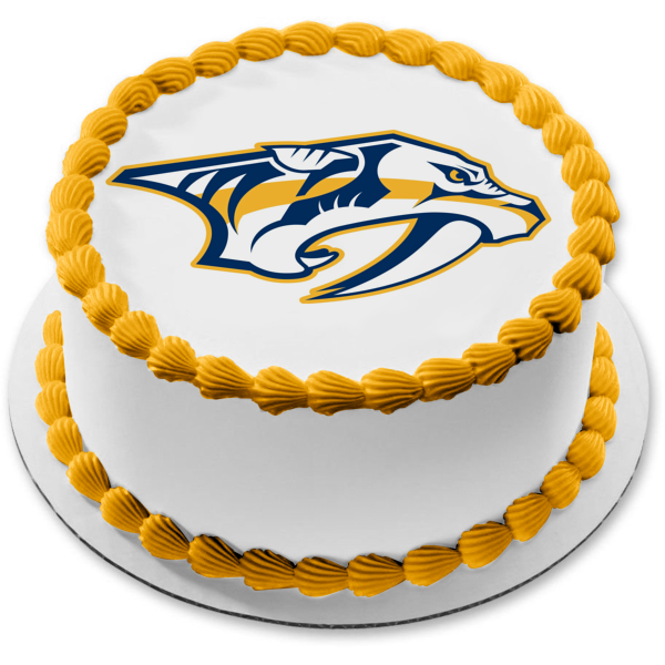 Nashville Predators Equipo profesional de hockey sobre hielo Nashville Tennessee Preds Imagen comestible para tarta ABPID04486 