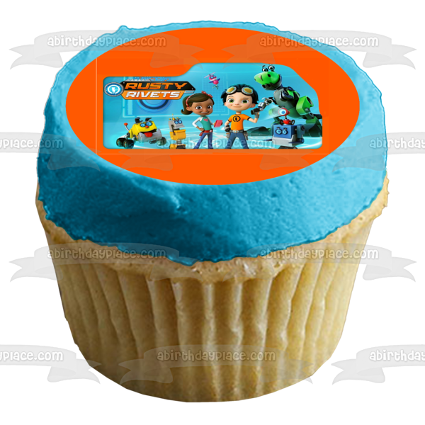 Rusty Rivets Ruby Ramirez Botasaur Snd Whirly Imagen comestible para decoración de tarta ABPID04642 