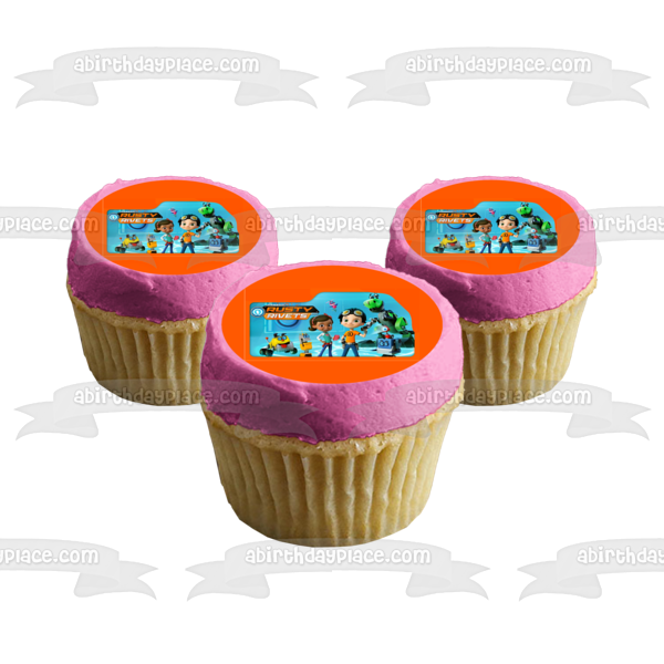 Rusty Rivets Ruby Ramirez Botasaur Snd Whirly Imagen comestible para decoración de tarta ABPID04642 