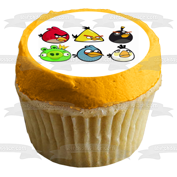 Angry Birds Red Chuck Bomb the Blues Matilda Edible Cake Topper Image ABPID04737