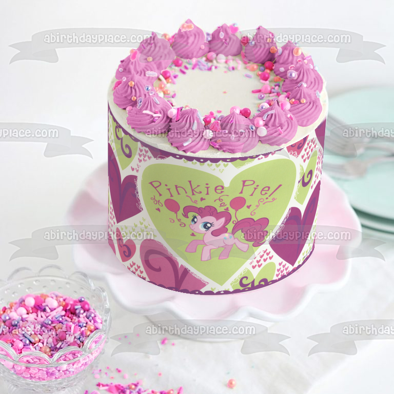 My Little Pony Pinkie Pie Edible Cake Topper Image ABPID04690