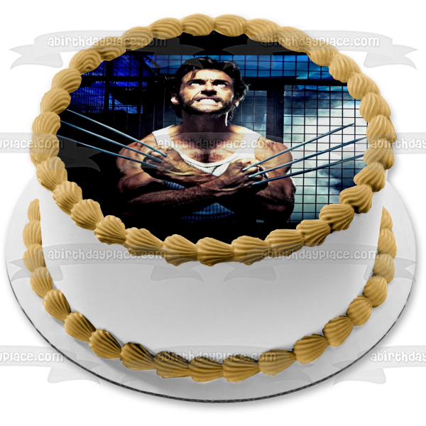 Imagen comestible para decoración de tarta de Wolverine de X-Men ABPID04909 