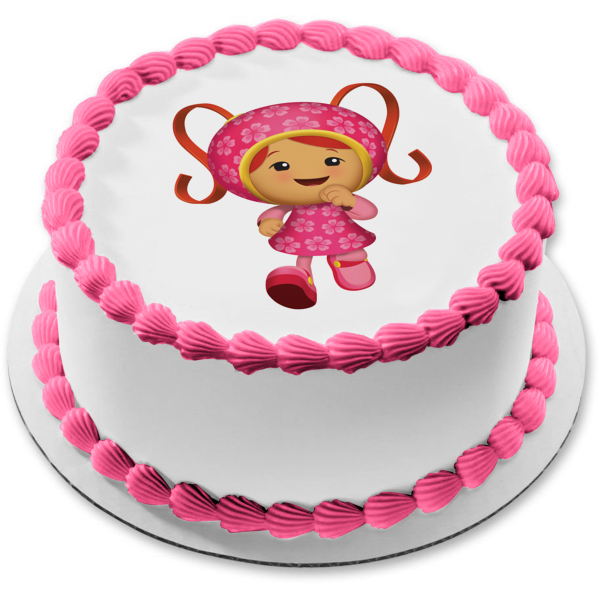 Team Umizoomi Millie Measure Pink Girl Edible Cake Topper Image ABPID04935