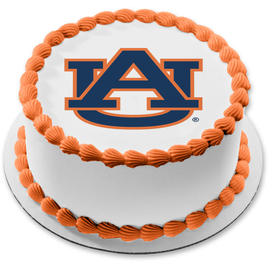 Auburn Tigers Logo Auburn University Athletics College Edible Cake Topper Image ABPID04937