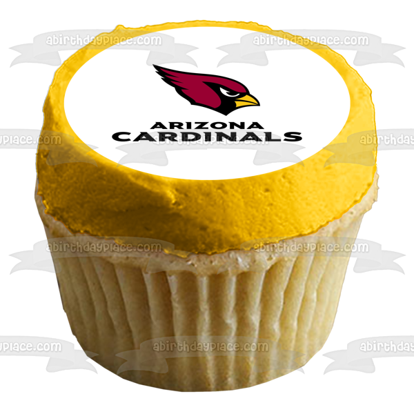 Arizona Cardinals Professional American Football NFL Logo Edible Cake Topper Image ABPID04858