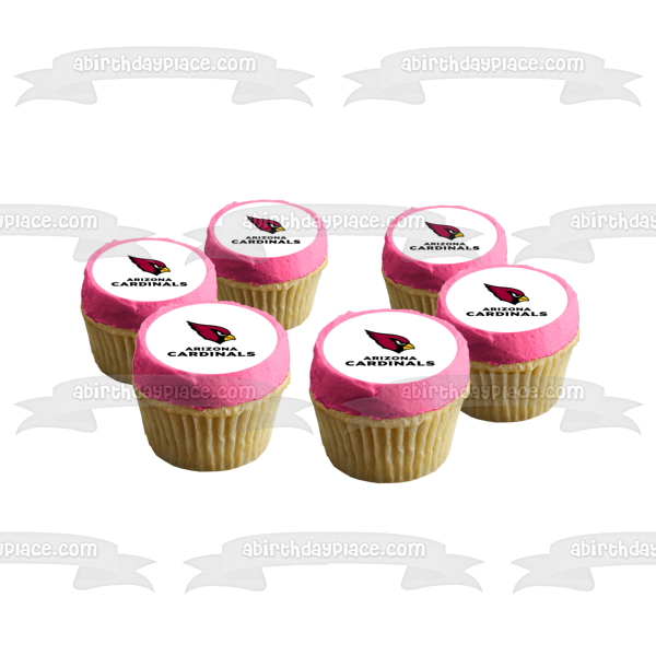 Arizona Cardinals Professional American Football NFL Logo Edible Cake Topper Image ABPID04858