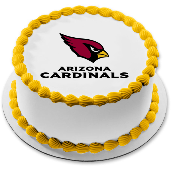 Arizona Cardinals Professional American Football NFL Logo Edible Cake Topper Image ABPID04858