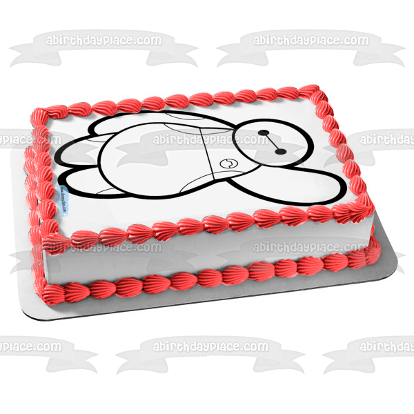 Big Hero 6 Baymax Inflated Edible Cake Topper Image ABPID04876