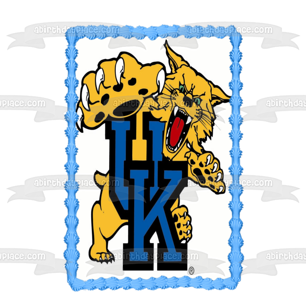 University of Kentucky Wildcats Logo Edible Cake Topper Image ABPID05011