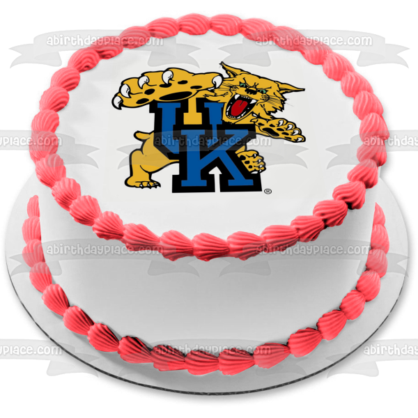 University of Kentucky Wildcats Logo Edible Cake Topper Image ABPID05011