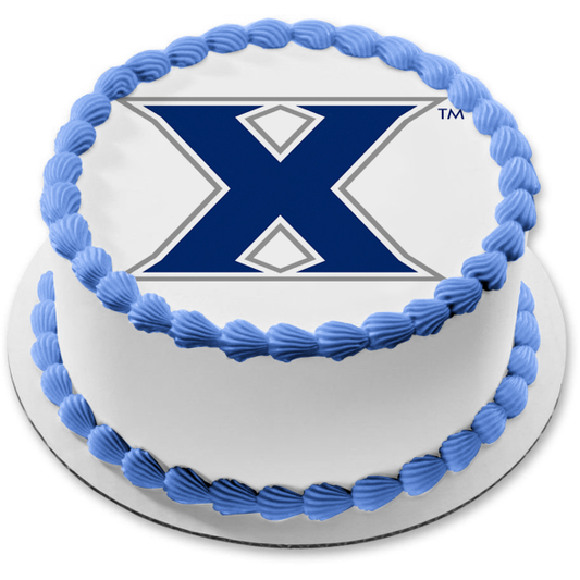 Xaviar University of Louisiana Logo Edible Cake Topper Image ABPID05105