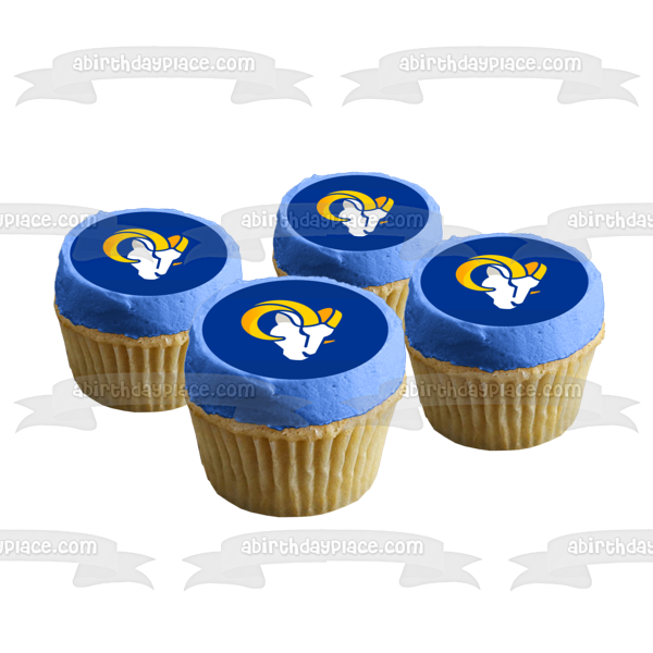 Los Angeles Rams Edible Image Cake Topper