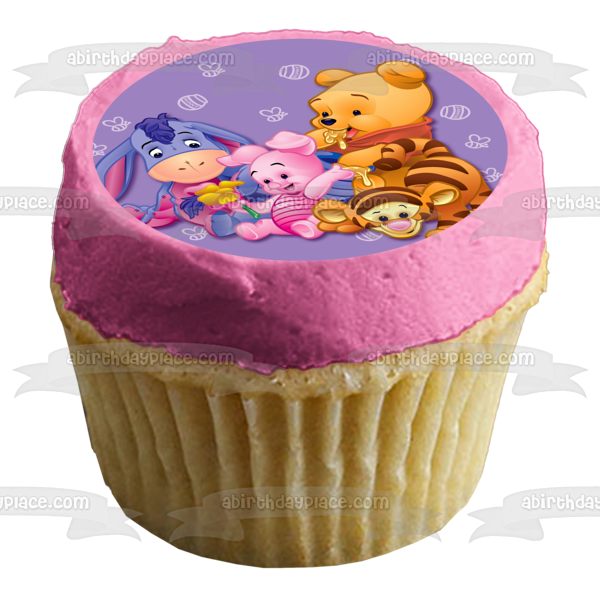 Winnie the Pooh Piglet Eeyore y Tigger adorno comestible para tarta imagen ABPID05140 