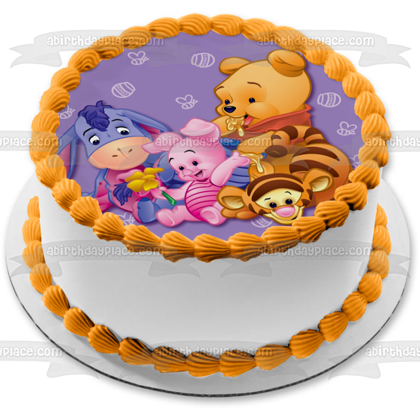 Winnie the Pooh Piglet Eeyore y Tigger adorno comestible para tarta imagen ABPID05140 