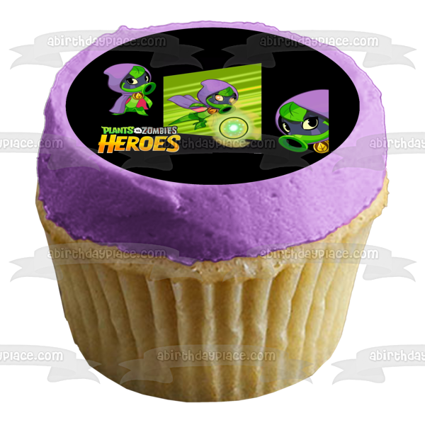 Plants Vs Zombies Heroes Green Shadow Edible Cake Topper Image ABPID05061