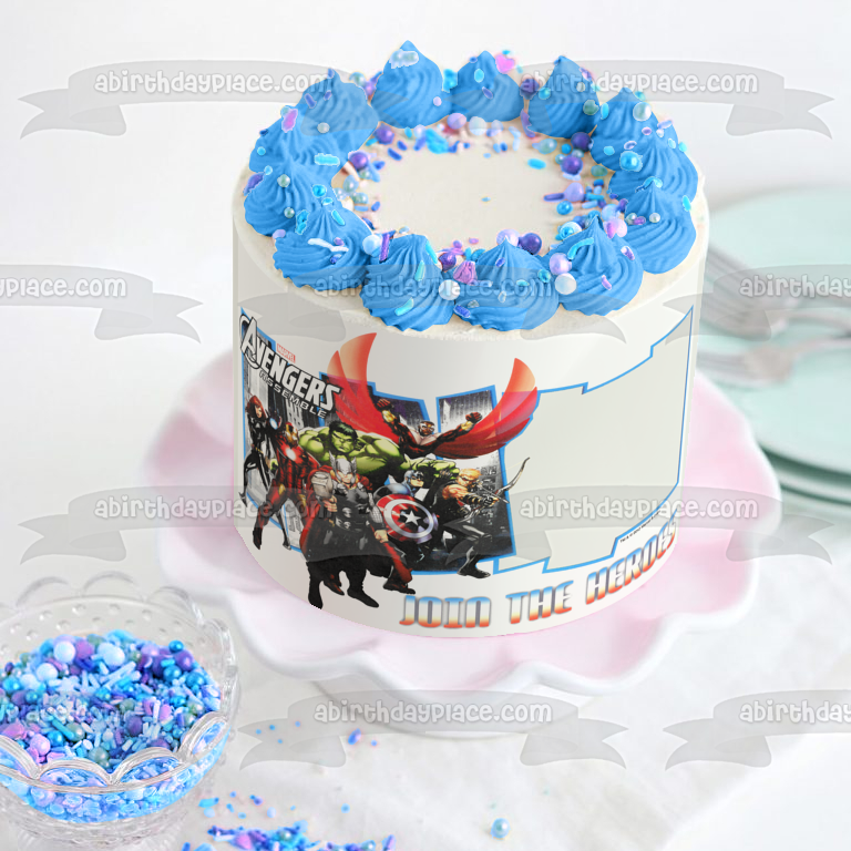 30 x Avengers Logo Edible Cup Cake Topper rice Paper ,Icing and Pre Cut  Wafer