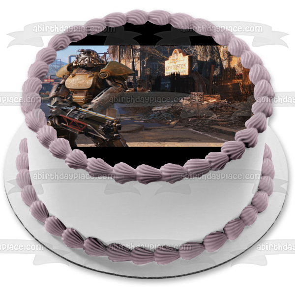 Fallout 4 Sole Survivor Edible Cake Topper Image ABPID05182