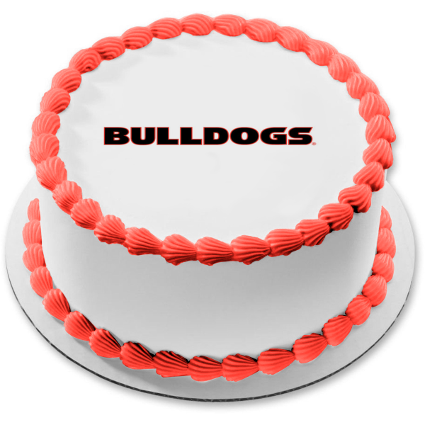 University of Georgia Bulldogs Women's Basketball Edible Cake Topper Image ABPID05198