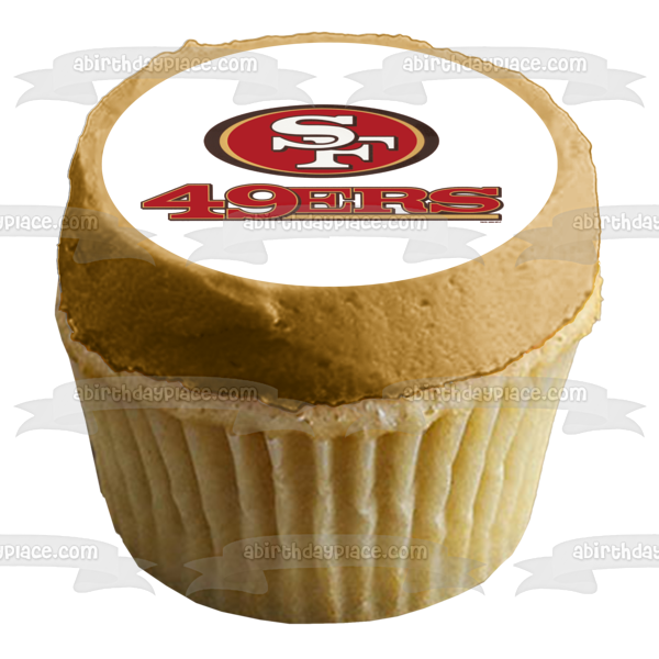 Imagen comestible para tarta con logotipo de los San Francisco 49ers de la NFL ABPID05230 