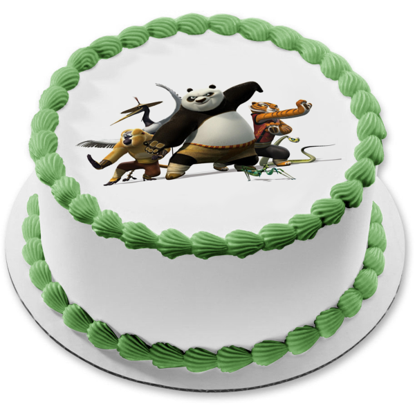 Kung fu panda cake | Panda cakes, Kung fu panda cake, Panda birthday cake