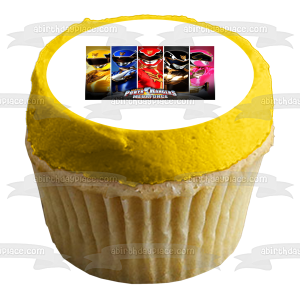 Power Rangers Mega Force Jason Zack Billy Trini y Kimberly Imagen comestible para decoración de tarta ABPID05292 