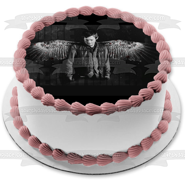 Imagen comestible para tarta con alas de ángel de The Walking Dead, Darryl, ABPID05512 