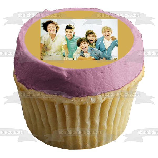 One Direction Niall Horan Liam Payne Harry Styles Louis Tomlinson y Zayn Malik Imagen comestible para decoración de tarta ABPID05393 