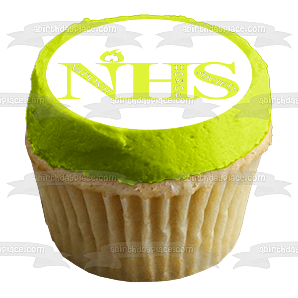 National Honor Society Nhs Logo Yellow Edible Cake Topper Image ABPID05549