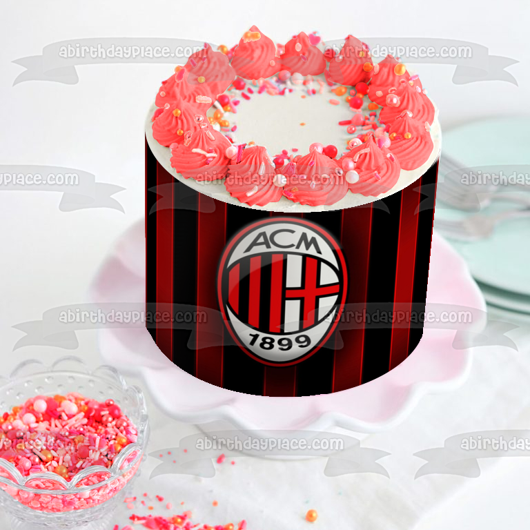 Cake Topper Buon Compleanno Milan