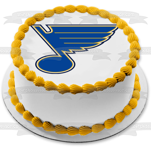 Imagen comestible para tarta con el logotipo de St. Louis Blues de la NHL ABPID05582 