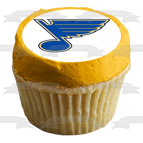 Imagen comestible para tarta con el logotipo de St. Louis Blues de la NHL ABPID05582 