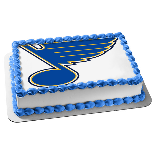 Imagen comestible para tarta con el logotipo de St. Louis Blues de la NHL ABPID05582 