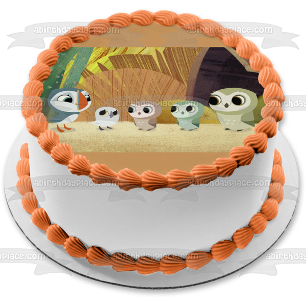 Imagen comestible para tarta de Puffin Rock Disney Oona Baba y Otto ABPID05681 