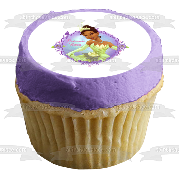 Imagen comestible para decoración de tarta de La Princesa y el sapo Tiana ABPID05755 