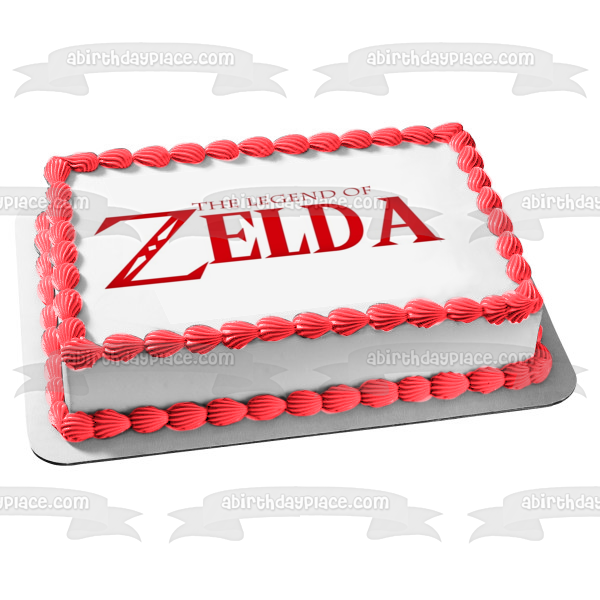 Imagen comestible para decoración de tarta con el logotipo de The Legends of Zelda ABPID05805 