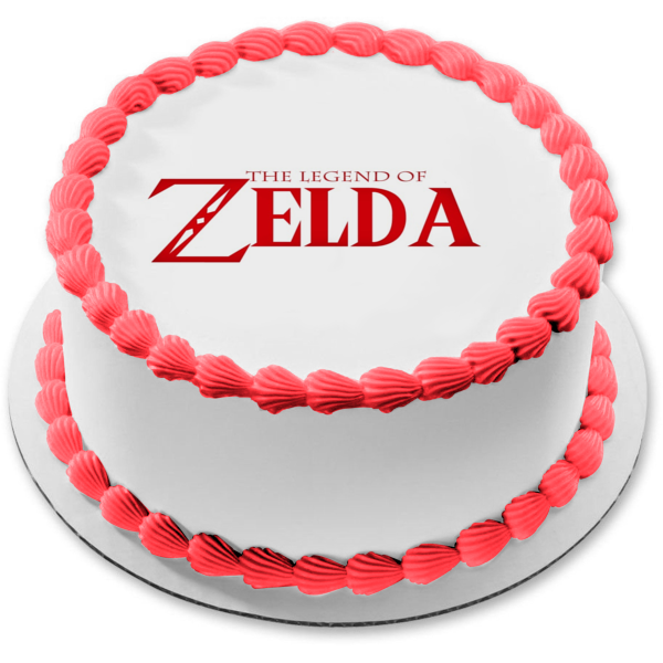 Imagen comestible para decoración de tarta con el logotipo de The Legends of Zelda ABPID05805 