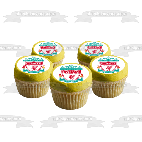 Liverpool Soccer Futbol Football Logo Edible Cake Topper Image or Strips ABPID52657