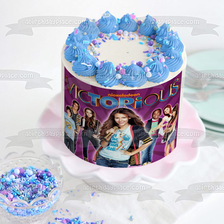 Victorious Tori Jade Cat Beck Robby Trina y Andre Imagen comestible para decoración de tarta ABPID05780 