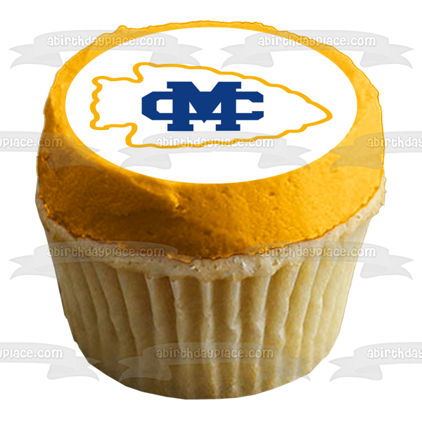 Imagen comestible para tarta con logotipo de Mississippi College Athletics, pez, ABPID06016 