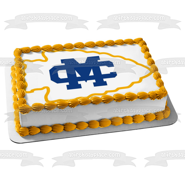 Imagen comestible para tarta con logotipo de Mississippi College Athletics, pez, ABPID06016 