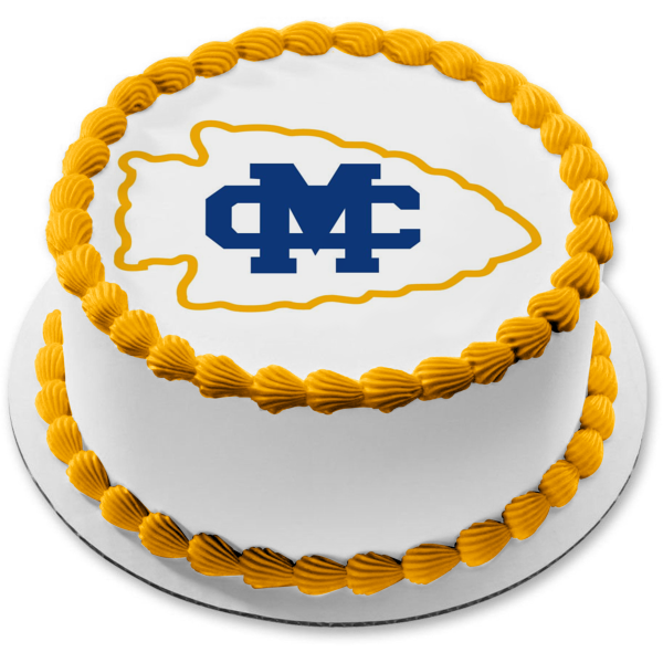 Imagen comestible para tarta con logotipo de Mississippi College Athletics, pez, ABPID06016 