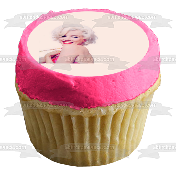 Marilyn Monroe Edible Cake Topper Image ABPID06039