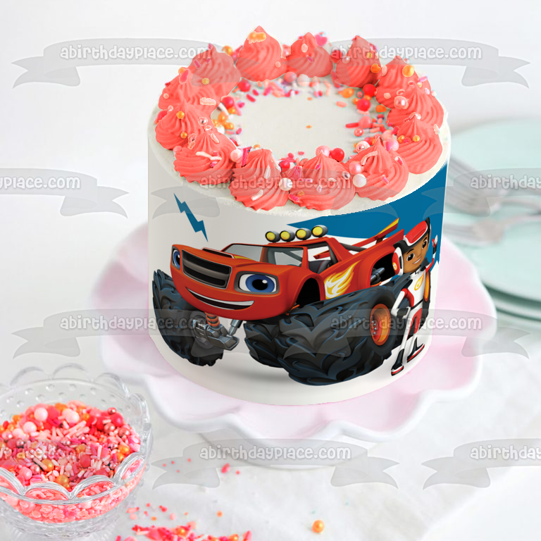 Imagen de decoración comestible para tarta de Blaze y los Monster Machines ABPID05946 