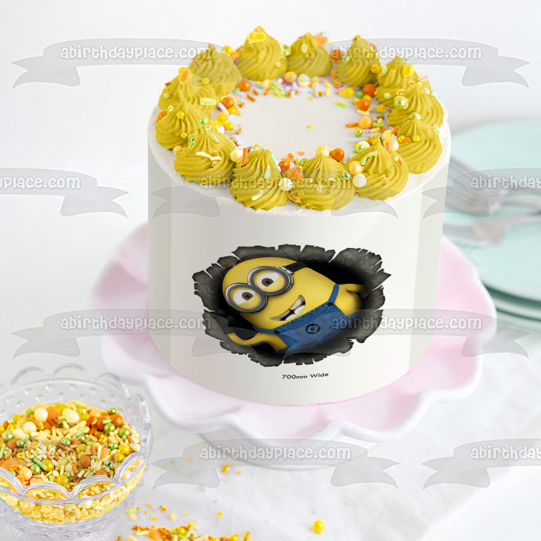 Despicable Me Minion Dave Edible Cake Topper Image ABPID06076