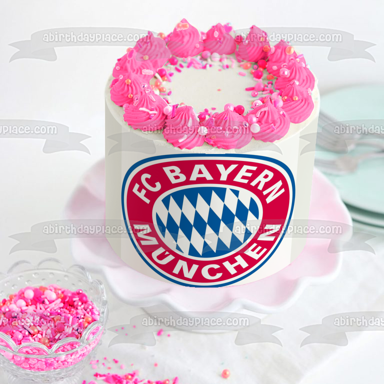 Imagen comestible para tarta con el logotipo del Bayern de Múnich de la Dream League ABPID05964 