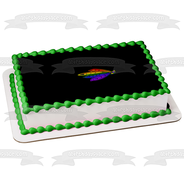 Imagen comestible para tarta con logotipo de plumas de los Chicago Blackhawks de la NHL ABPID06088 